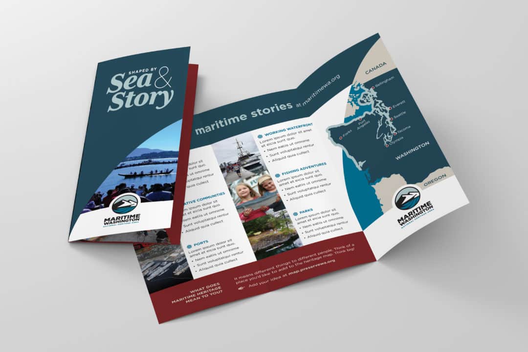 Maritime Washington trifold brochure