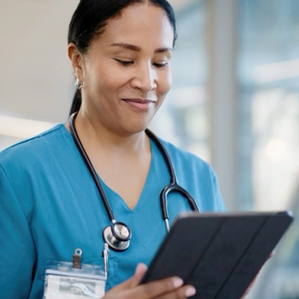 Photo of a nurse who is a Bates Technical College graduate