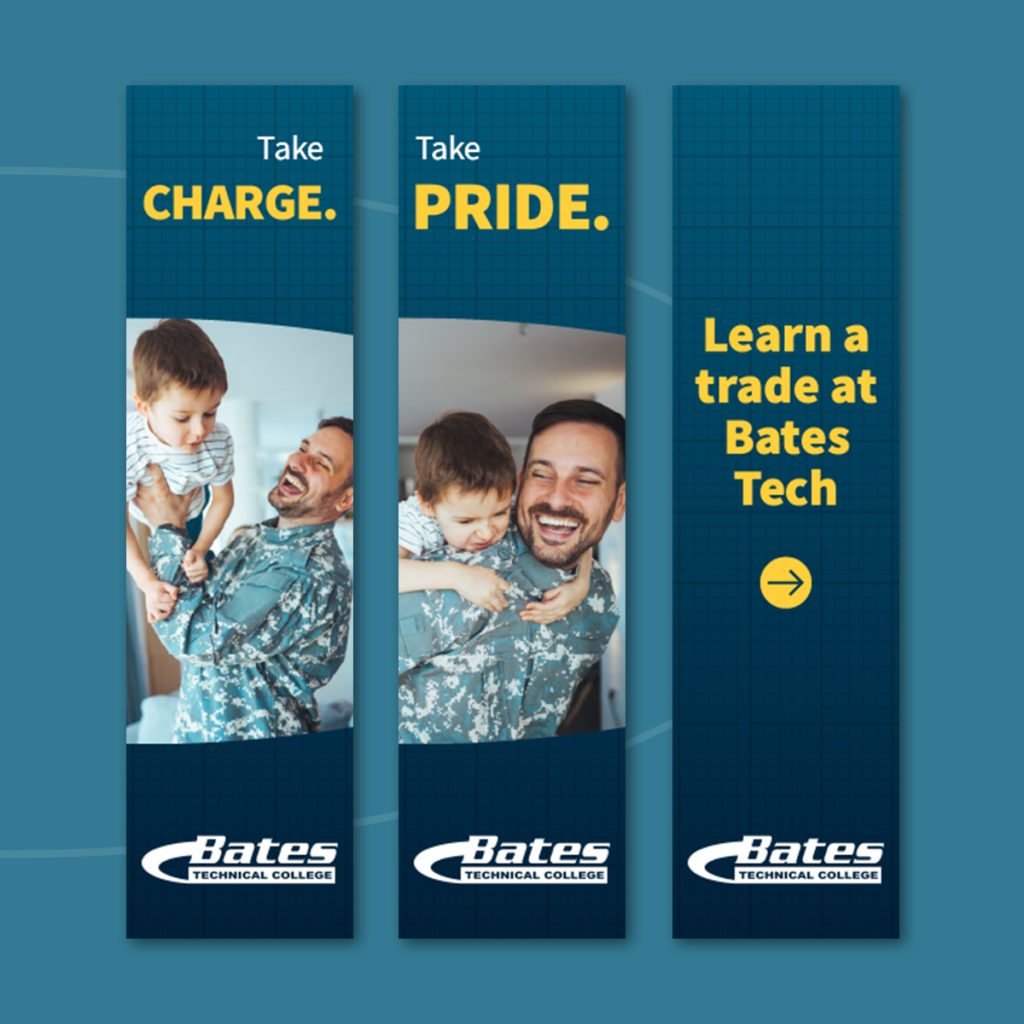 Bates Technical College digital advertisement