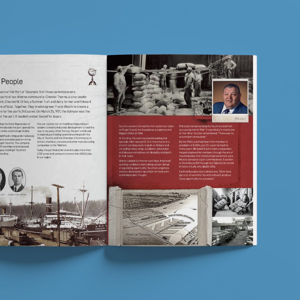 Port of Tacoma magazine spread