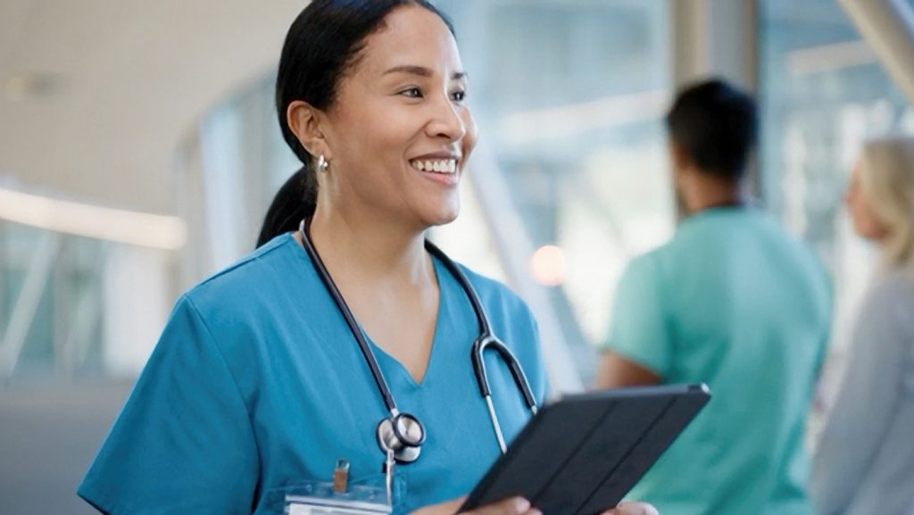 Photo of a nurse who is a Bates Technical College graduate