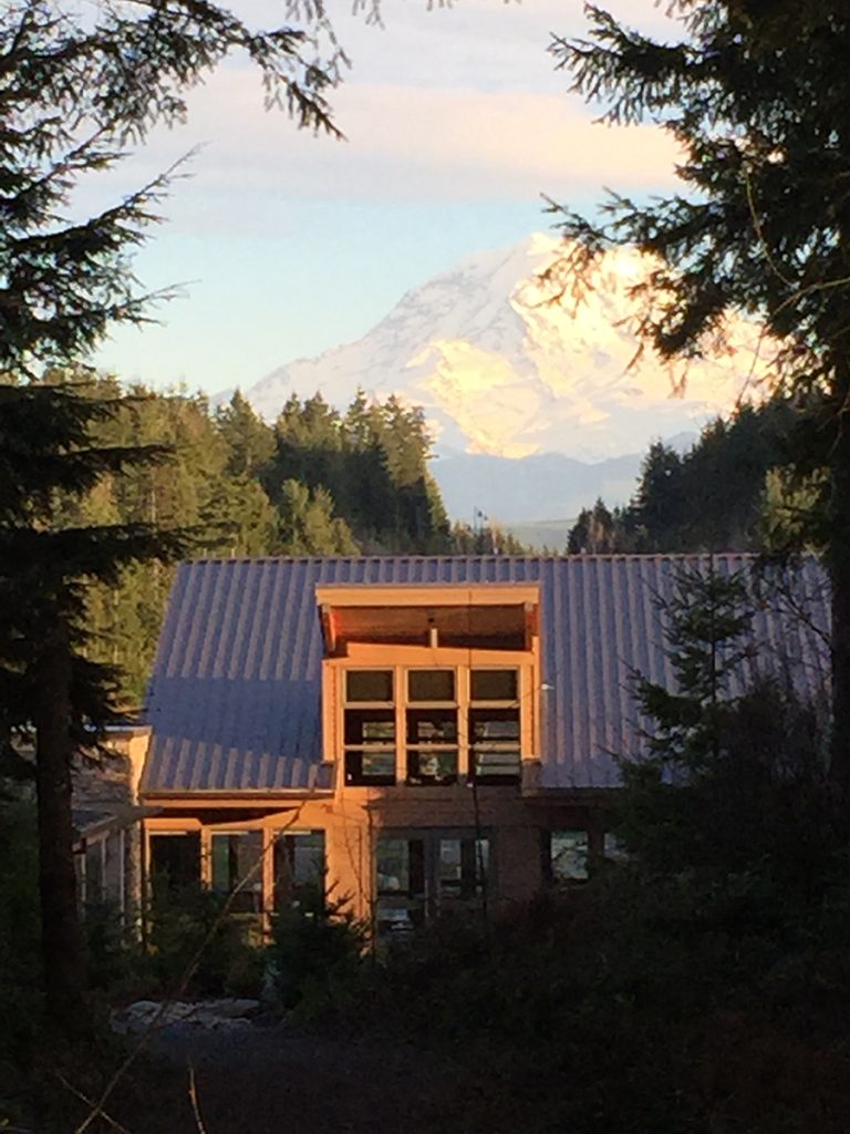 Photo of a Brookfield Residential built building with a mountain in the background