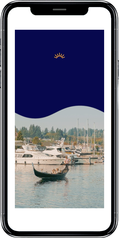 Visit Gig Harbor digital ad featuring the headline "Unwind in Small Town Splendor"