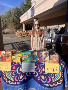 Baeth's daughter as a Girl Scout Cadette