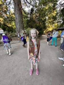 Baeth's daughter as a Girl Scout Brownie