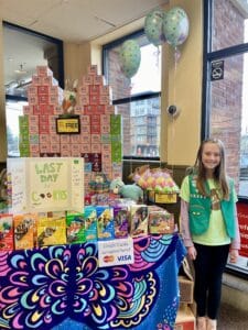 Baeth's daughter as a Girl Scout Junior